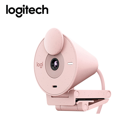 CAMARA LOGITECH BRIO 300 FHD 1080P USB-C ROSE (960-001446)-P